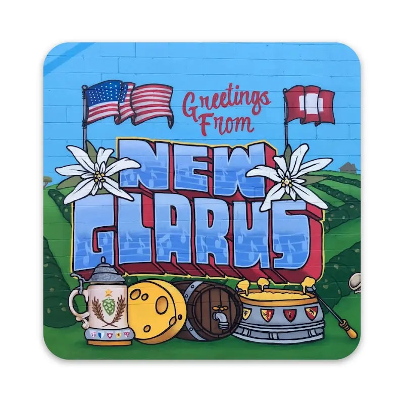 New Glarus Mural Magnets (3")