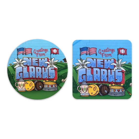New Glarus Mural Stickers (3")