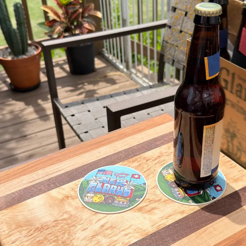 New Glarus Mural Coasters (4")