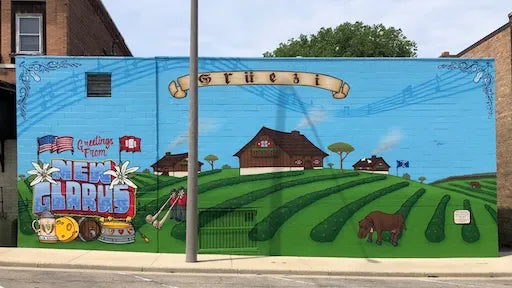 New Glarus Mural Front View