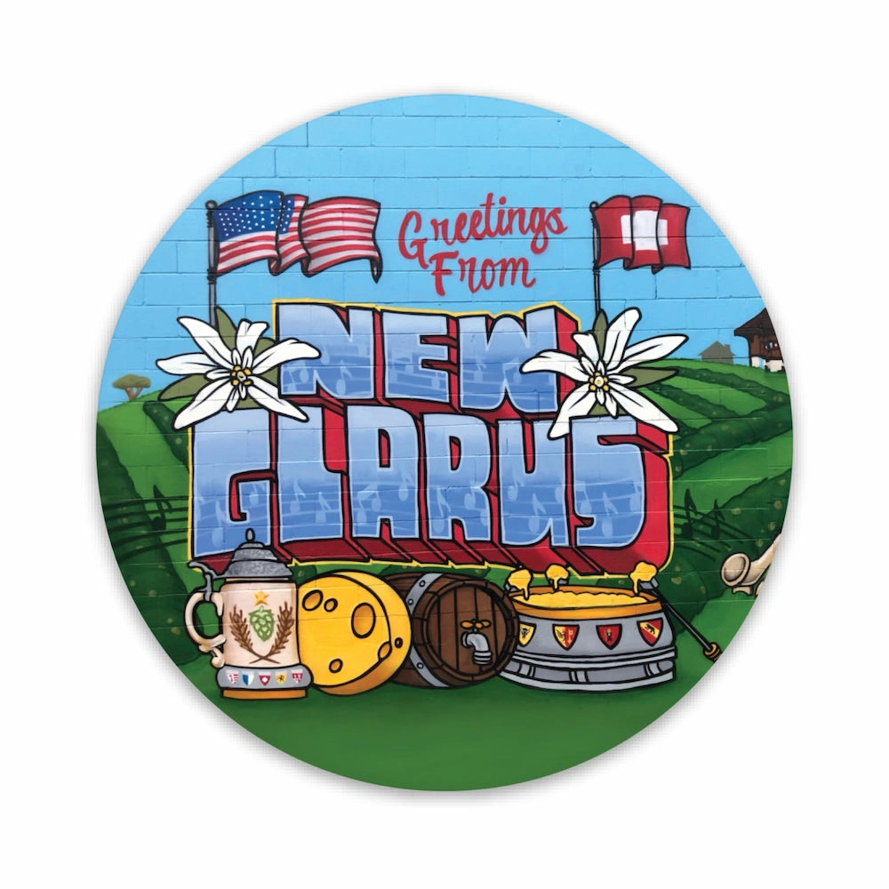 New Glarus Mural Magnets (3")
