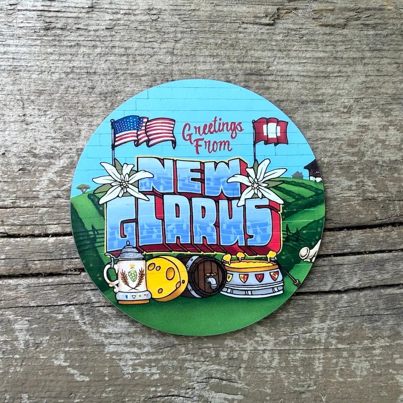 New Glarus Mural Magnets (3")