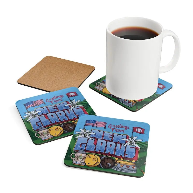 New Glarus Mural Coasters (4")