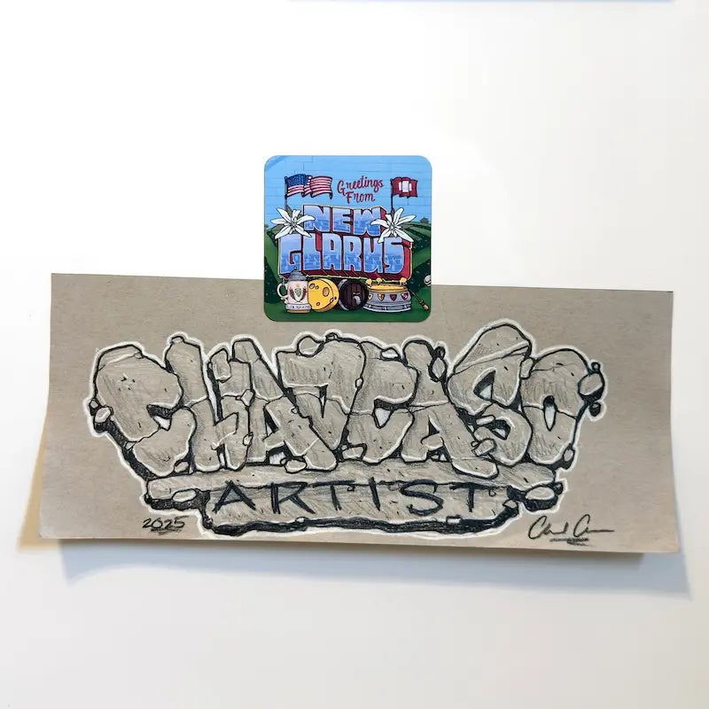 New Glarus Mural Magnets (3")